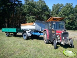 Massey Ferguson 255 + przyczepy