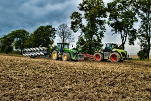 JD 8360 R + Lemken VariDiamant & Claas Xerion 5000 + Horsch Joker 6 HD