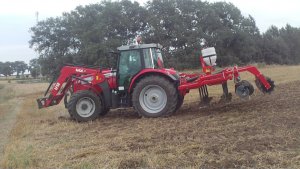 Massey Ferguson 5465 + gruber Expom Ajax