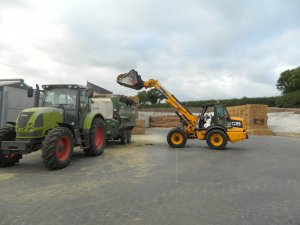 Claas Ares 657 ATZ + Kenan MF 360