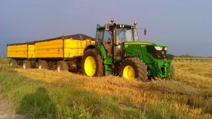 John Deere 6130M  & Wielton 10t