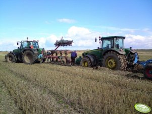 John Deere 8530 & Fendt 820