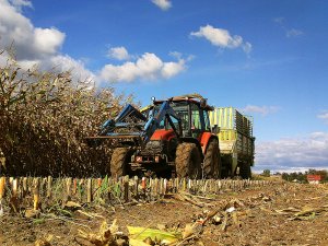 New Holland L85 & Claas K28