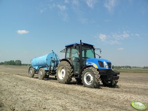 New Holland T4020 + Pomot Chojnia 3500