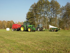 John Deere 6630 + Case IH RB 344
