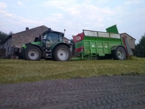 Deutz-Fahr Agrotron K410 + Unia Apollo 14