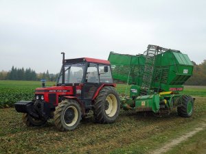 Zetor 7745 Turbo + Stoll V202