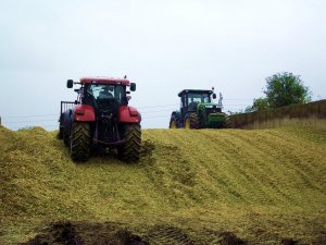 John Deere 8360R & Case Puma 165