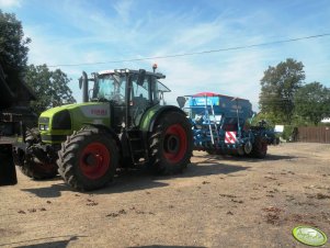 Claas Ares 836 RZ + Lemken Compact Solitair 9