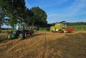 John Deere 6200 & Claas Protector