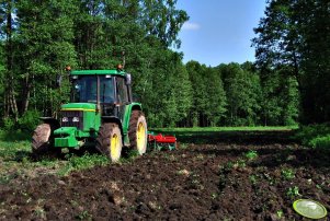 John Deere 6200 + AgroMasz AP 2,6