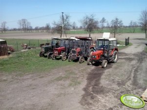 Zetor 7211 , Massey Ferguson 255 , Ursus C - 360 , Ursus C - 355 .