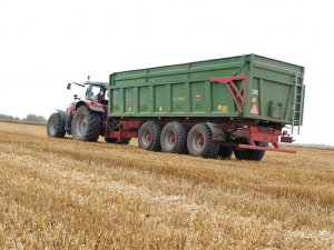 Massey Ferguson 7490 + Pronar T682/1