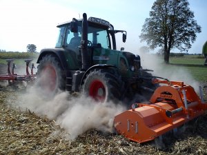 Fendt 412 Vario TMS + Samasz Mammut + gregoire besson