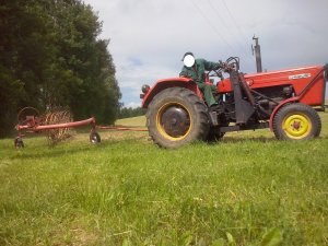 Ursus C-360 + zgrabiarka gwiazdowa