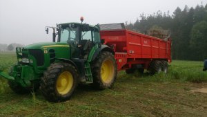 John Deere 7430 + Brochard EV 2000 18 ton