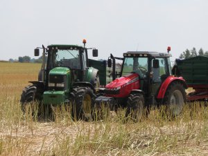 Massey Ferguson 5410 & John Deere 6920