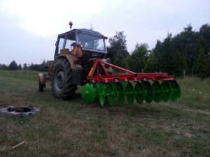Ursus C 360 + Brona talerzowa GRASS-ROL Oskar 2.0m