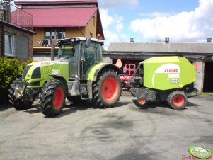 Claas Ares 657ATZ + Claas Rollant 350RC