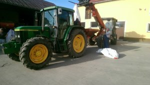 John Deere 6210 \u0026 Kuhn i Weidemann 4080 T \n