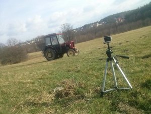 Ursus C-330m + rozsiewacz