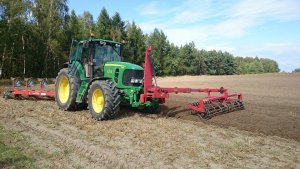 John Deere 7530 & Kverneland 5 skib