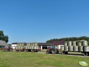 Case jxu 105 & Zetor 7340 turbo & Przyczepy