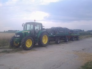 John Deere 6330 + HL 8011 + Pronar T653/2
