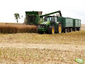 John Deere 8530 + Oehler