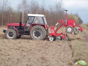 Zetor 12145 & Ares TL & Kongskilde Demeter