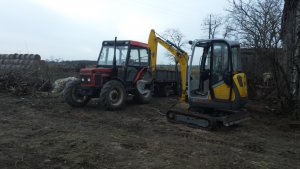 Zetor 5340 i Wacker Neuson ET 18