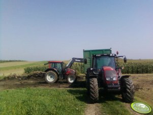 Valtra N111 & Valtra N101 & przyczepa