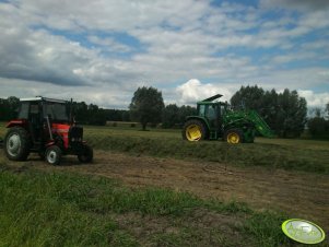 MFf 255 & John Deere 6400