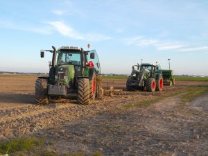 Fendt 415 Vario + Brony  & Fendt 820 Vario + Amazone