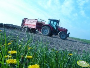 Massey Ferguson 5455 + Brzeg Tytan 10 t premium