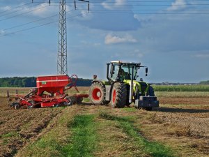 Claas Xerion 3800 trac + Horsch Pronto 6dc