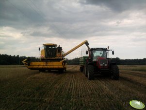 Valtra N111 + Ponar T672 & New Holland TC5040