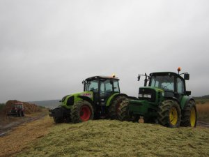 Claas Axos CX 330 i John Deere 6430