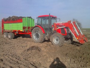 Zetor Proxima 100 + Unia Tytan 10 Plus