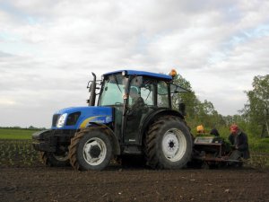 New Holland T4020 + Sadzarka