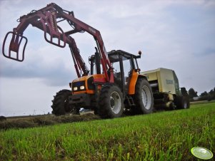Renault Ceres 95X + Krone Round Pack 1250 MC