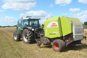 Claas Rollant 350 RC & Deutz-Fahr Agrofarm 430