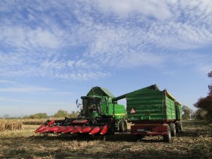 John Deere 9780CTS + Geringhoff