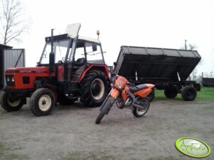 Zetor 7211 + Autosan D - 45 .