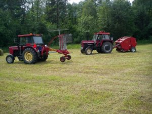 Ursus C-385 + Welger, Ursus C-4011 + veenhuis