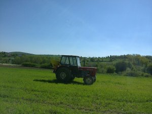 Ursus C-360 & rozsiewacz nawozu