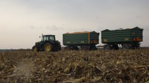 John Deere 6830 + 2x MetalTech Db12000