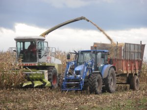 New Holland T5060 & Claas