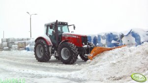 Massey Ferguson 6490 & Pług do śniegu