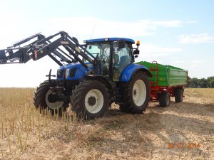New Holland T6 165 & Brzeg 8 long